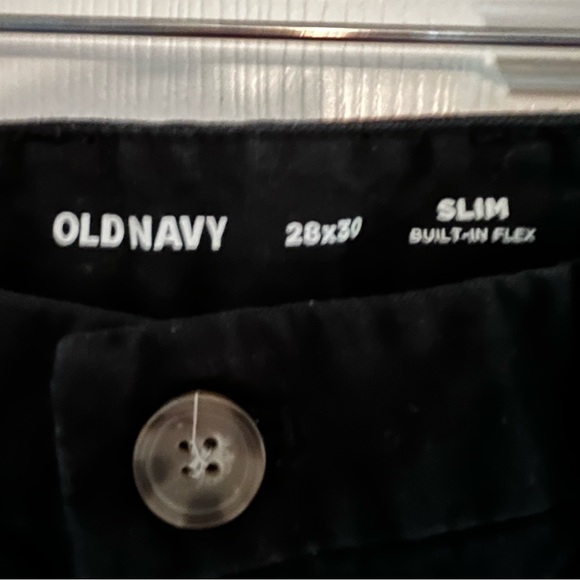 Old Navy Black Chinos Classic Straight Leg - Picture 2 of 2